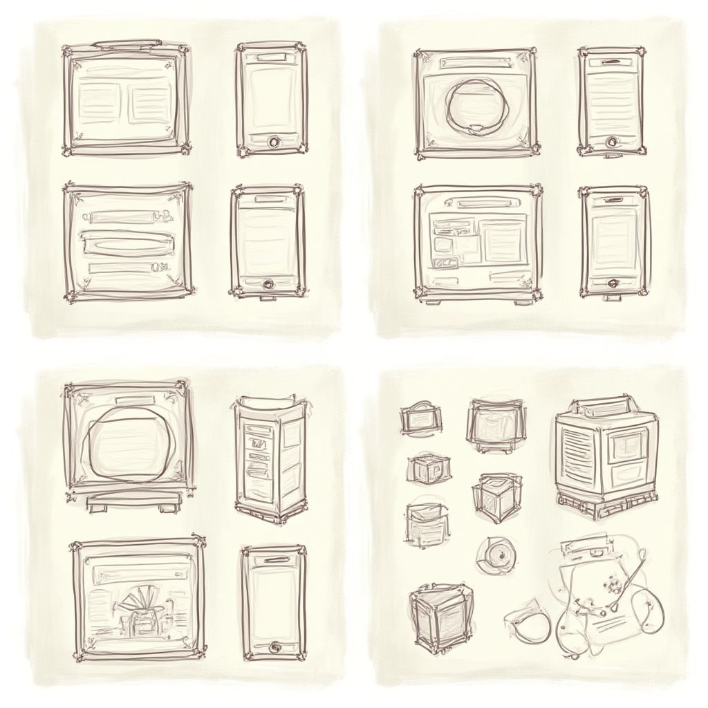 Design documents and wireframes